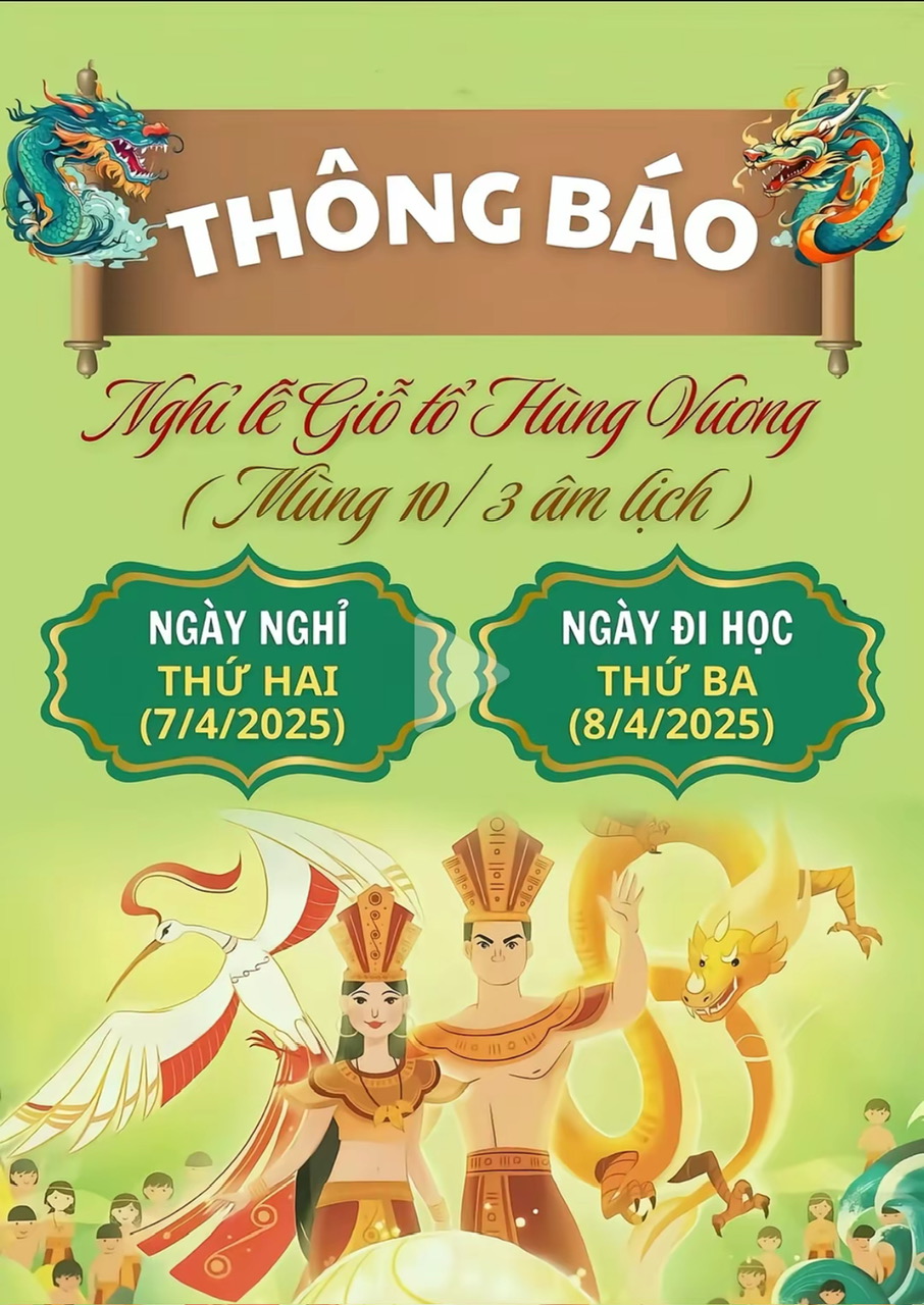 LỊCH TRỰC LỄ GIỖ TỔ HÙNG VƯƠNG NĂM 2025
